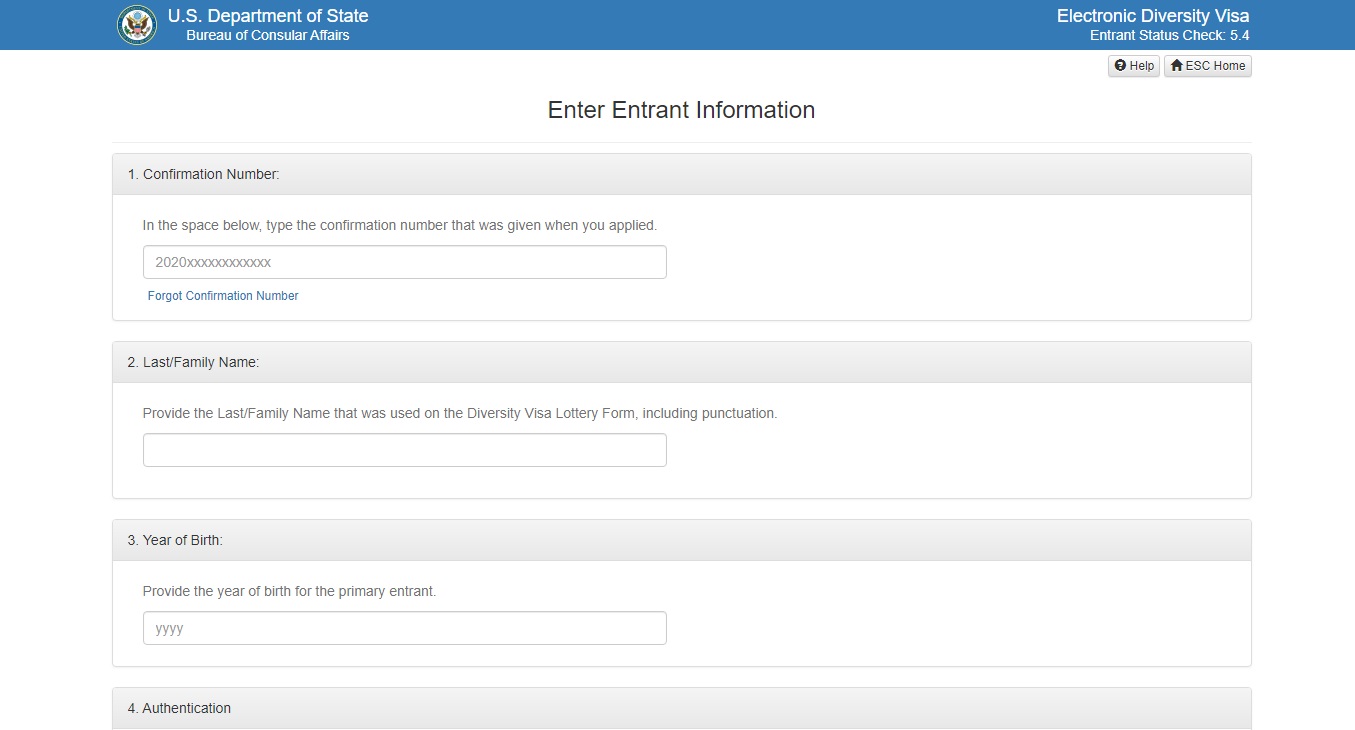 How to check Diversity Visa Lottery result DV 2020 Index Of Apps