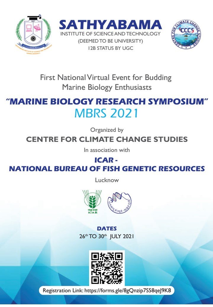 Marine Biology Research Symposium MBRS 2021 IndiaBioscience