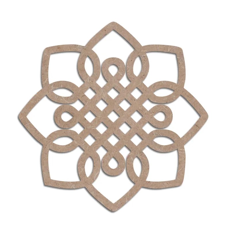 Indian Traditional and Cultural Rangoli, Alpona, Kolam or Paisley MDF