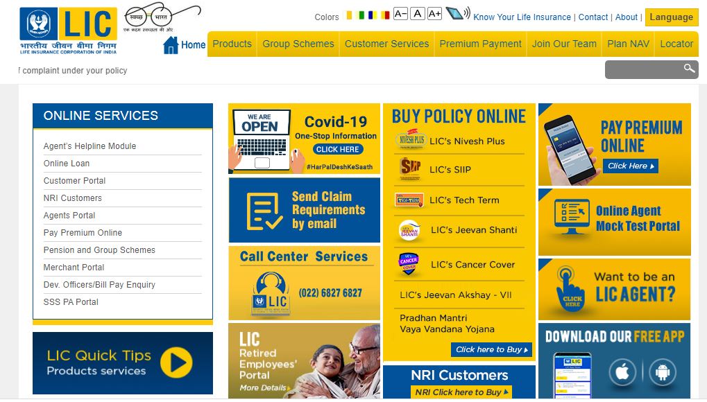 LIC Insurance Policy Services