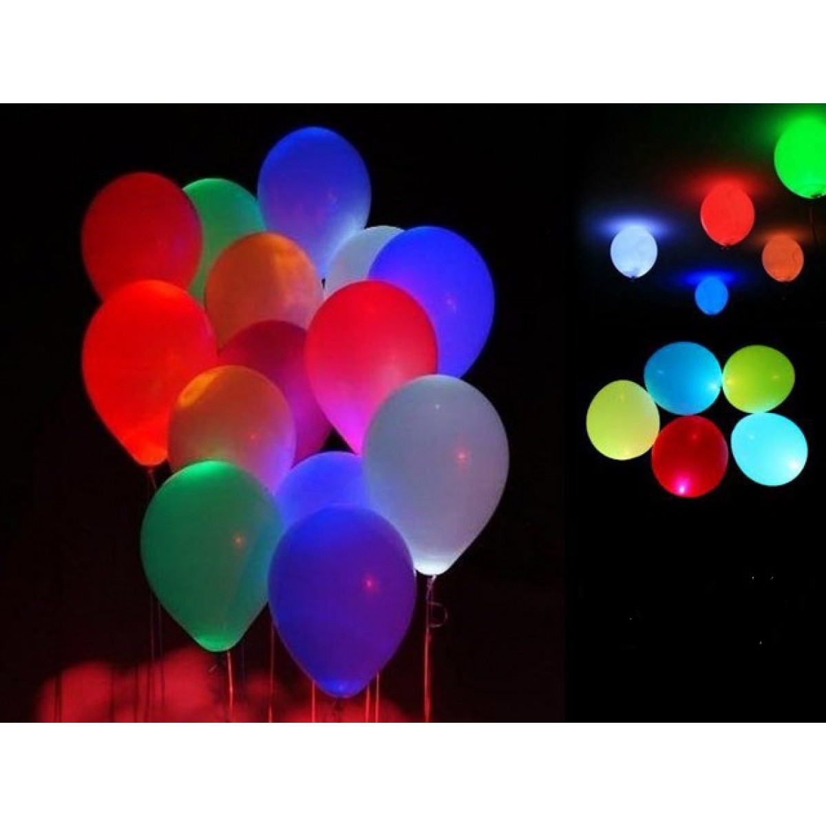 LED Balloons Party Mixed Color Balloon Set Of 5 At Rs. 299 Only