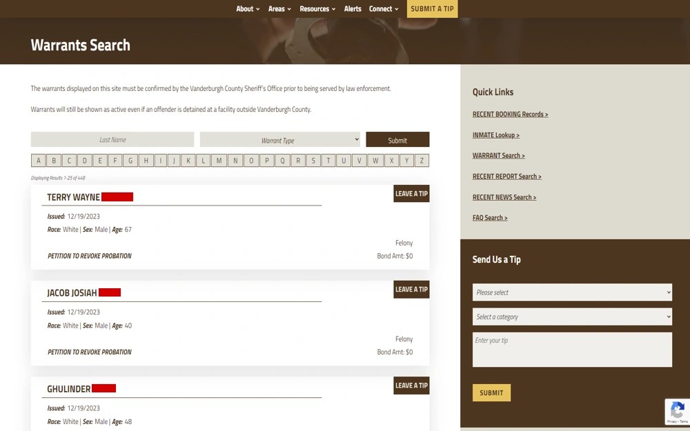 Free Lookup Indiana Warrant Search(03)