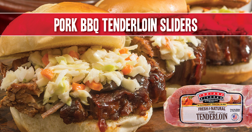 Pork BBQ Tenderloin Sliders Indiana Kitchen Recipes