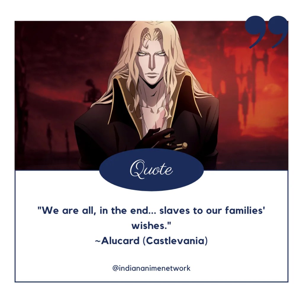 30 New Quotes From Netflix Castlevania Indian Anime Network