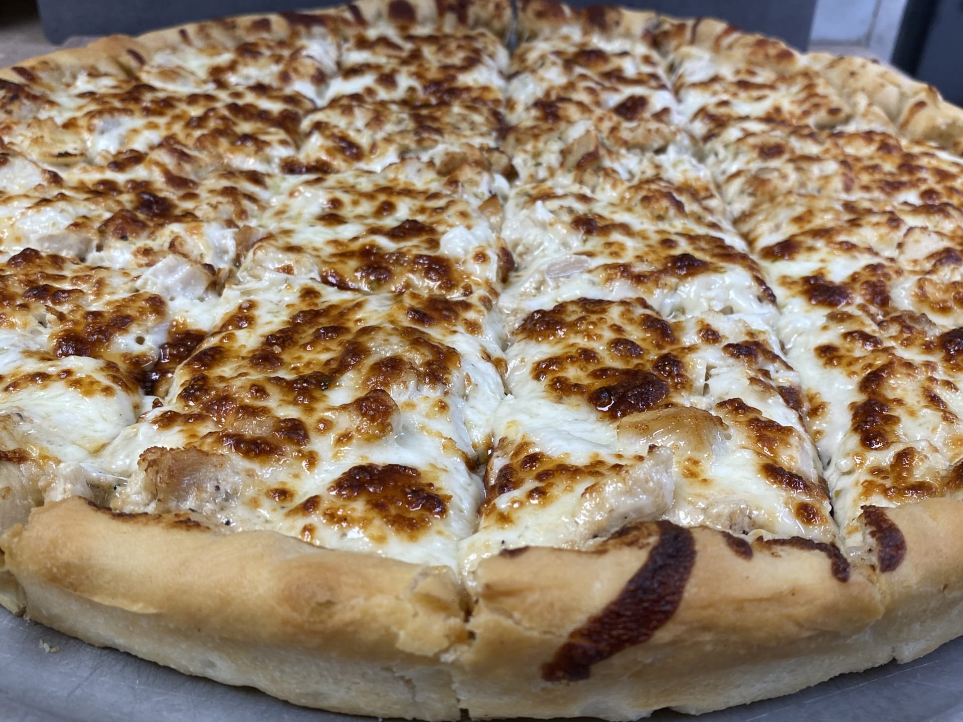 Chicken Alfredo Pizza Papa's