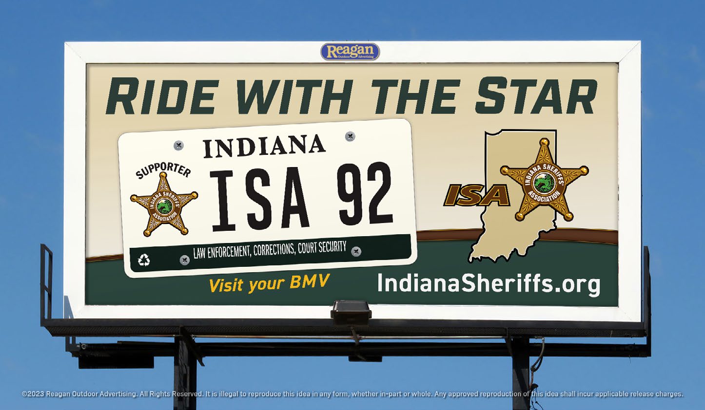 License Plates Indiana Sheriffs' Association