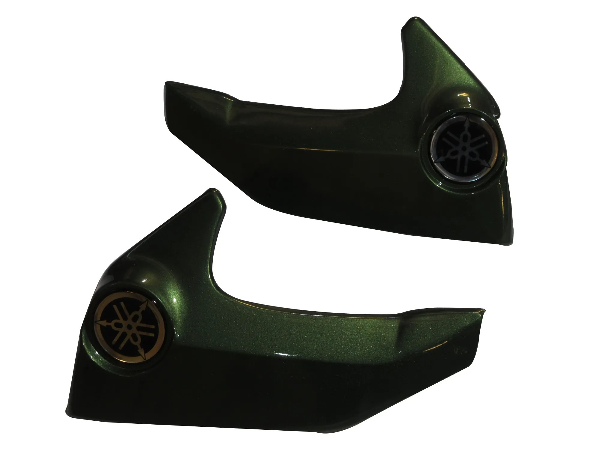 Tank Side Cover/panel Set (lh+rh)yamaha Fz Army Green Indian Bikes