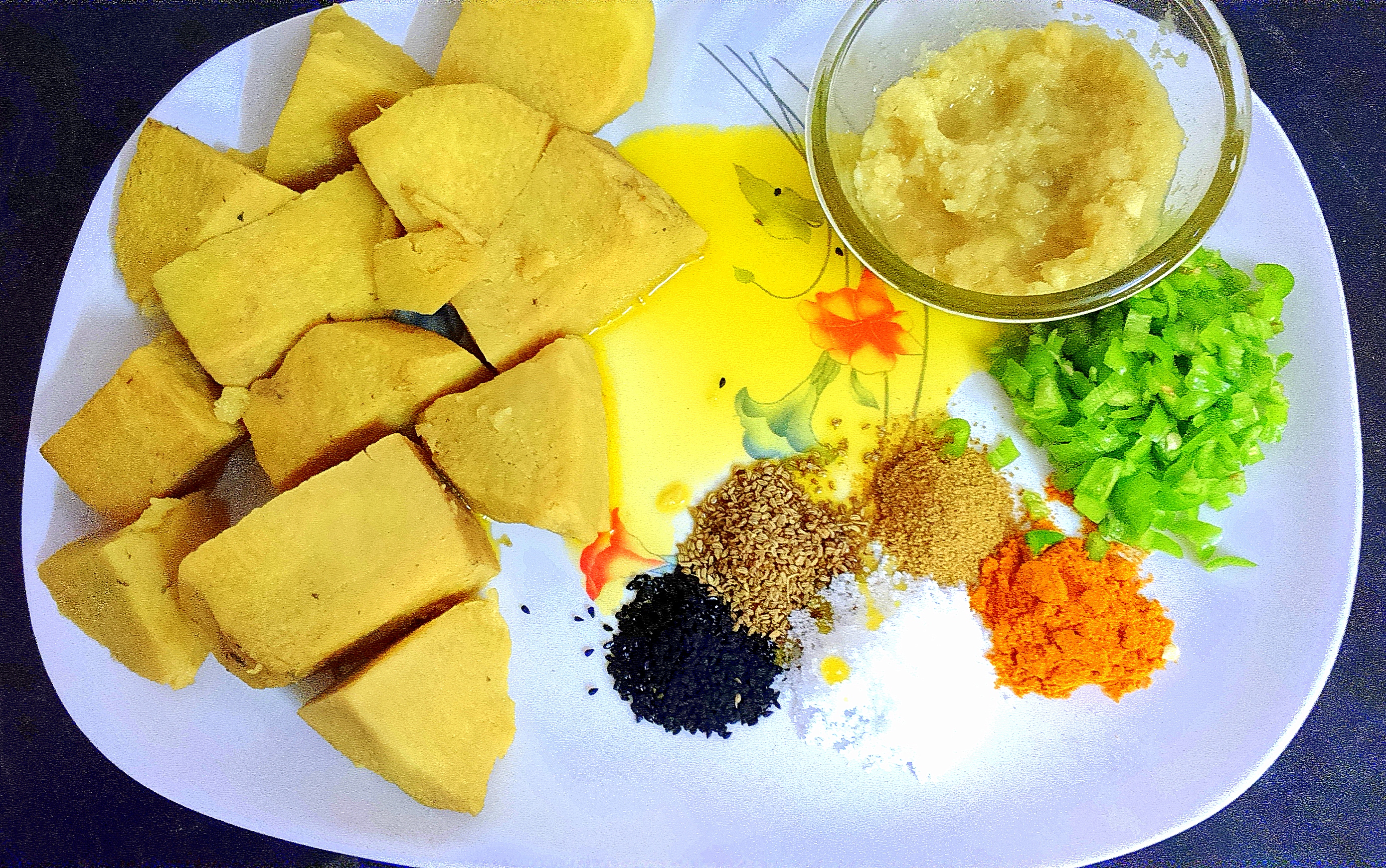 Sooran/suran/oal/jimikand (elephant yam) ki chutney Indian Cooking Manual