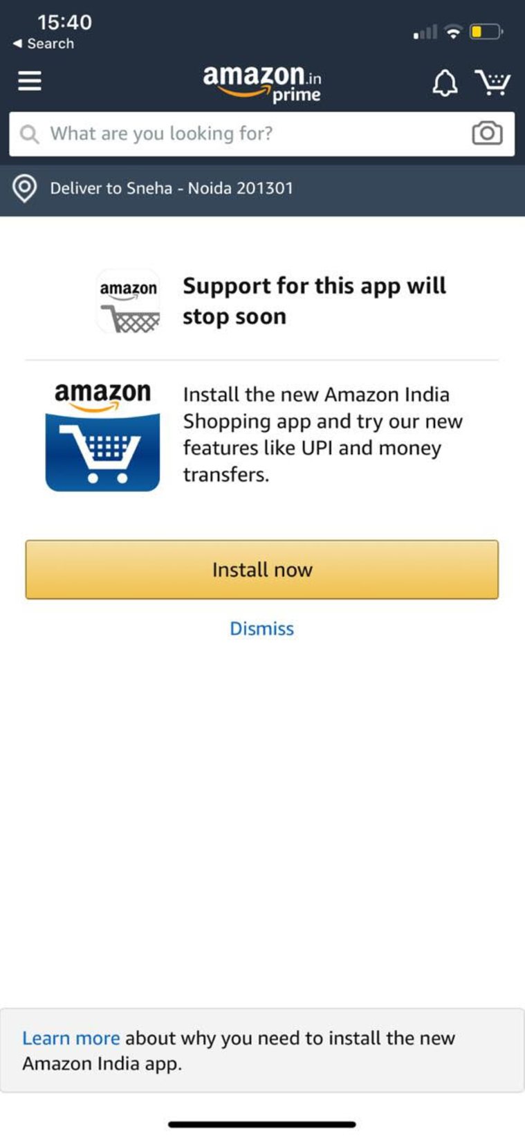 Amazon India to shut down Prime Now grocery app soon