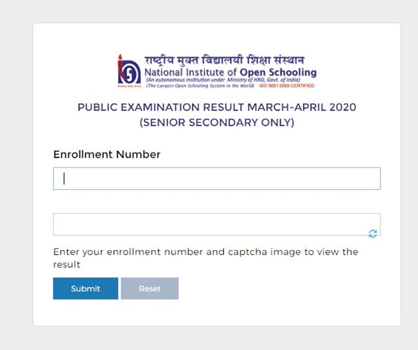 NIOS 12th Result 2020 declared HIGHLIGHTS NIOS Class 10th, 12th Result