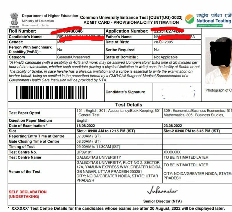 CUET 2022 Updates NTA CUET UG 2022 Phase IV Day 2 Exam Begins Today