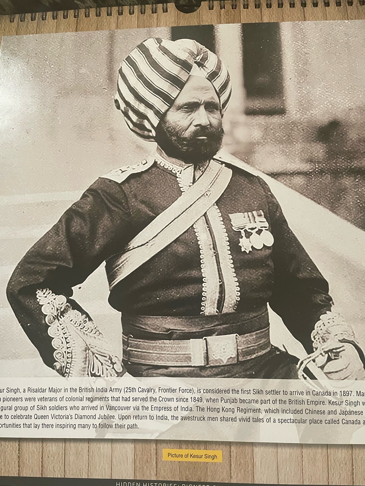 A calendar tracks the history of Sikhs in Canada Chandigarh News