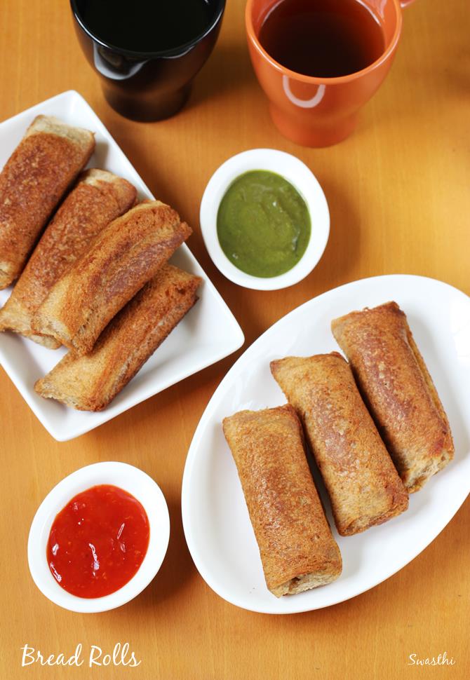 Bread roll recipe How to make stuffed bread rolls Snacks recipes