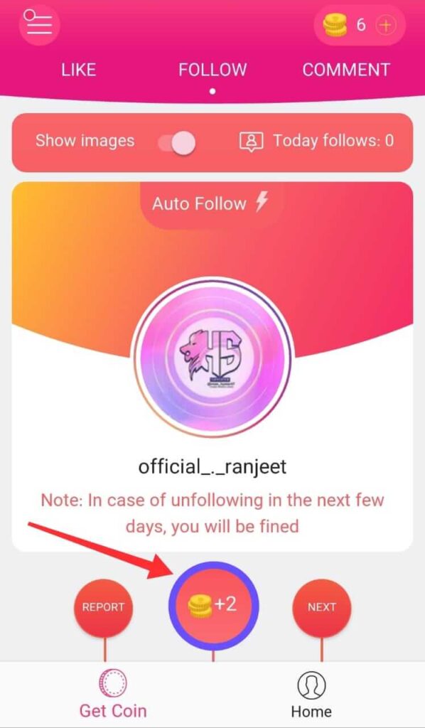 InstaUp APK Download Free 2K Instagram Followers [Trick Added]