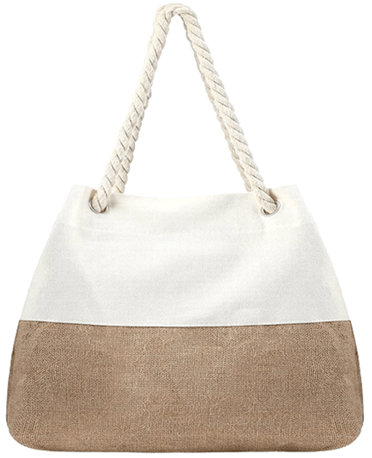 Large Shoulder Beach Bag with Adjustable Cotton Cord Handle KBB 009