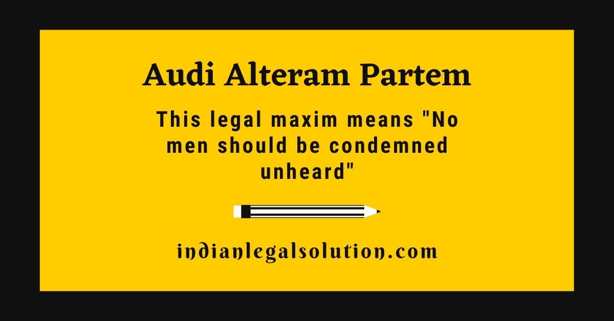 Audi Alteram Partem