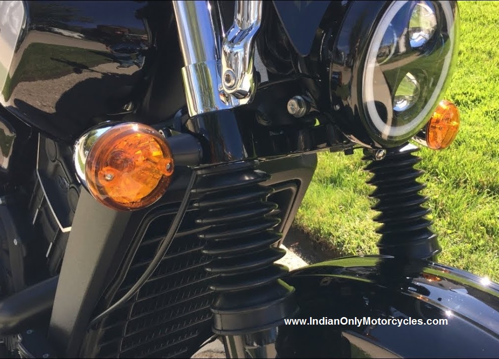 Fork Boot Gaiter Set Old School Kit Indian Scout Indian Only Motorcycle