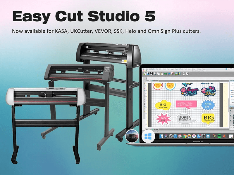 Easy Cut Studio 5 now available for vinyl cutting plotters