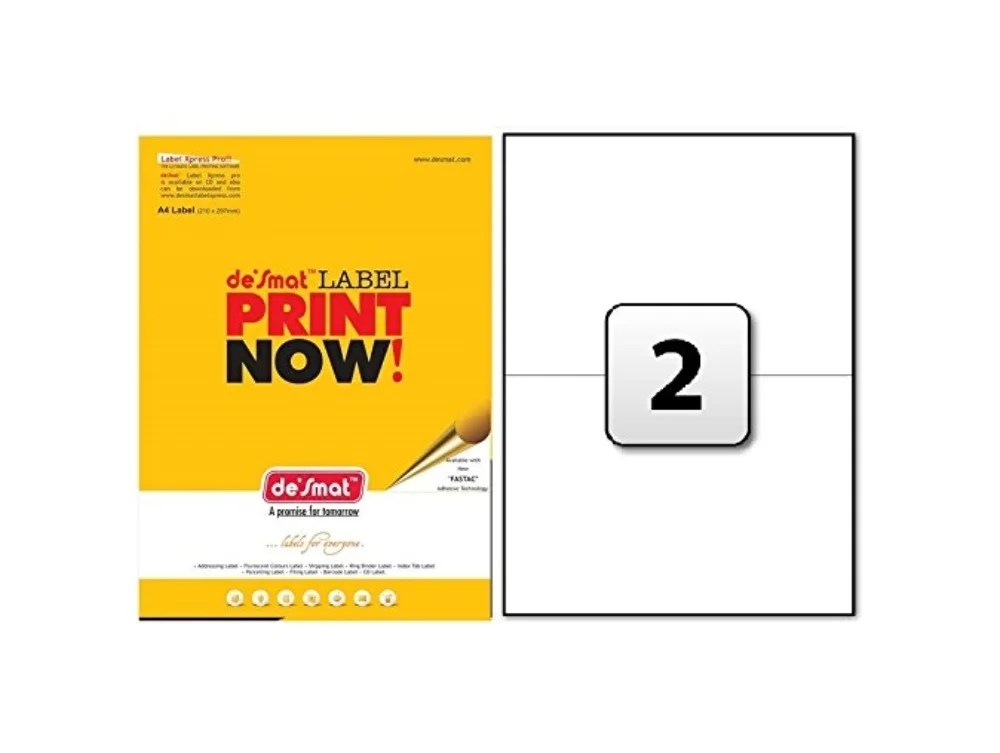 DESMAT ST2 LABELS 100 sheets