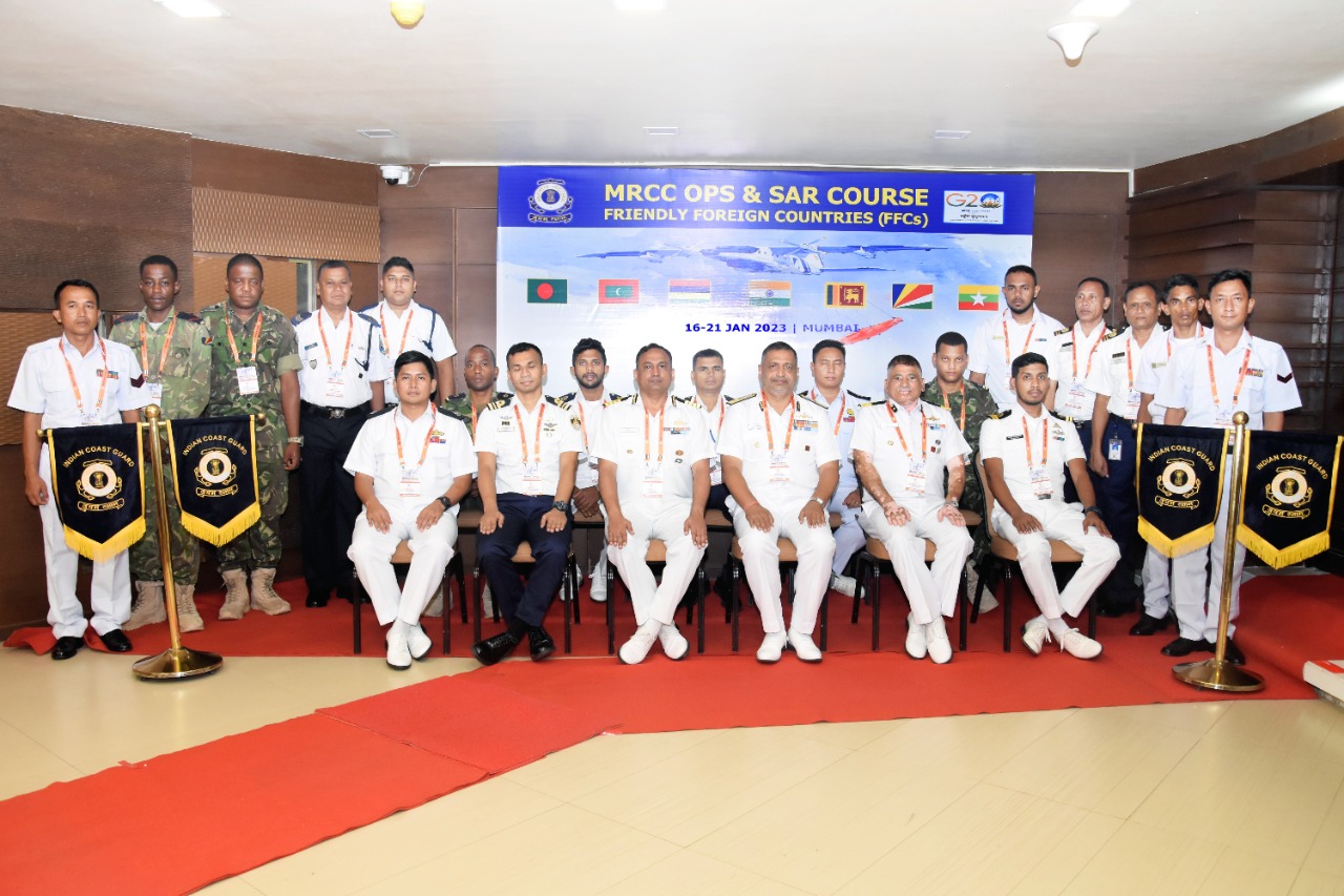 Indian Coast Guard conducts oneweek Maritime Rescue Coordination Centre operations India