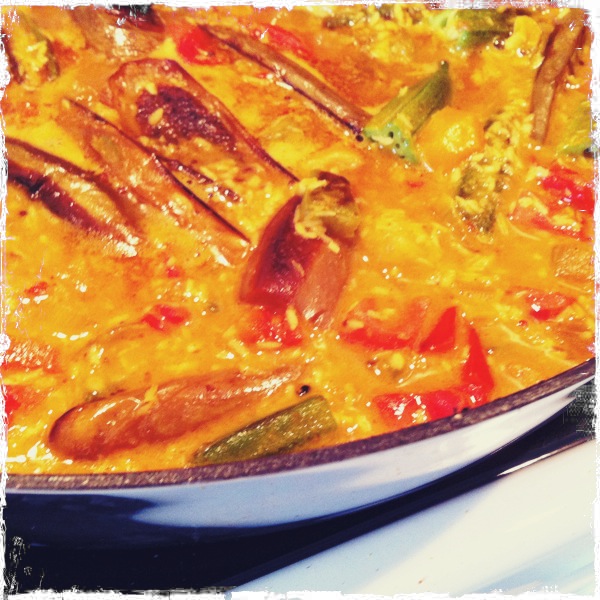 Okra and Baby Eggplant Curry Indie Fixx