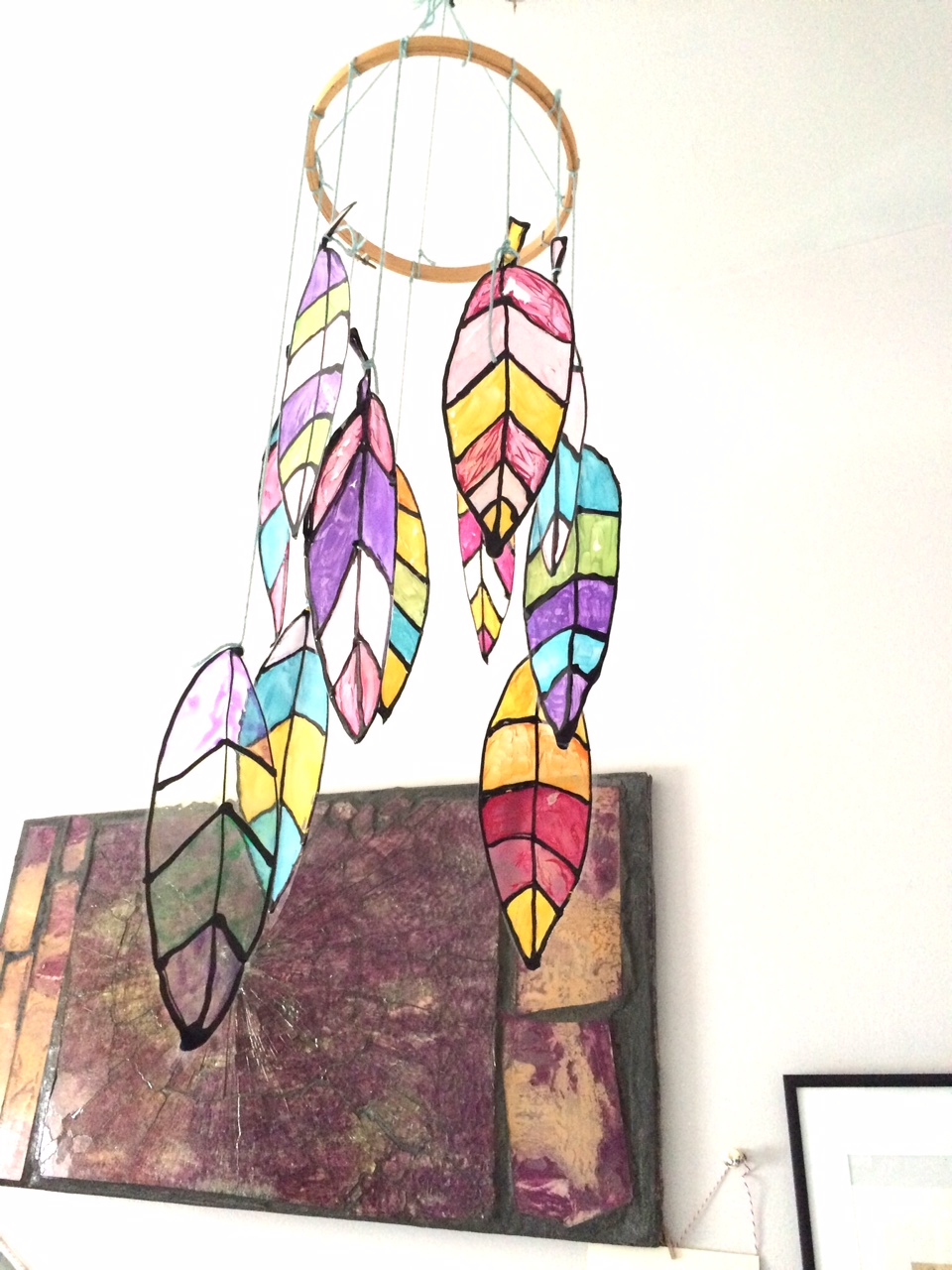 DIY Faux Feather Mobile to Decorate Your Space Indie Fixx
