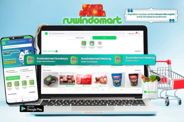 Aplikasi Ruwindomart Sediakan Sayuran Premium Langsung