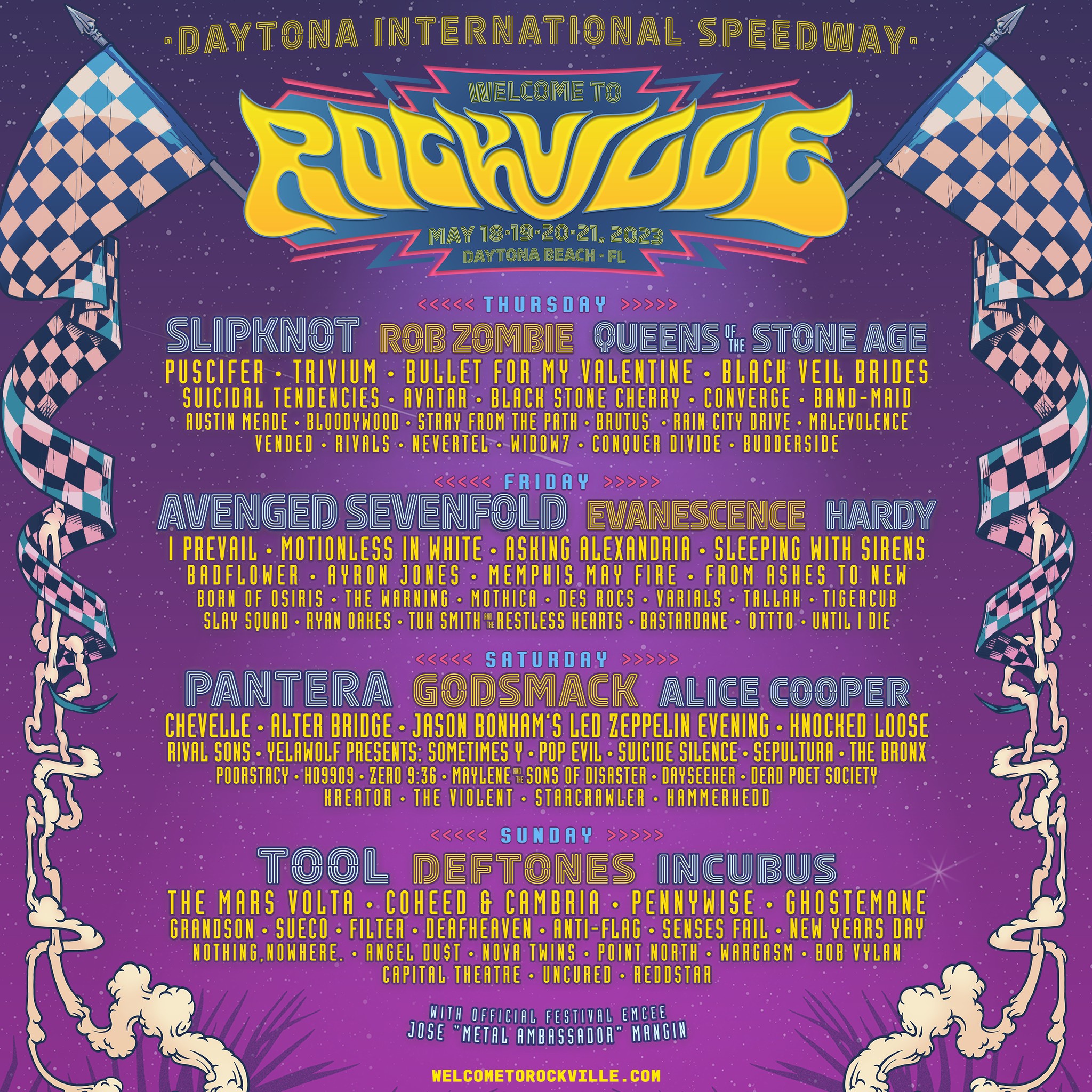 Conoce el lineup de to Rockville 2023