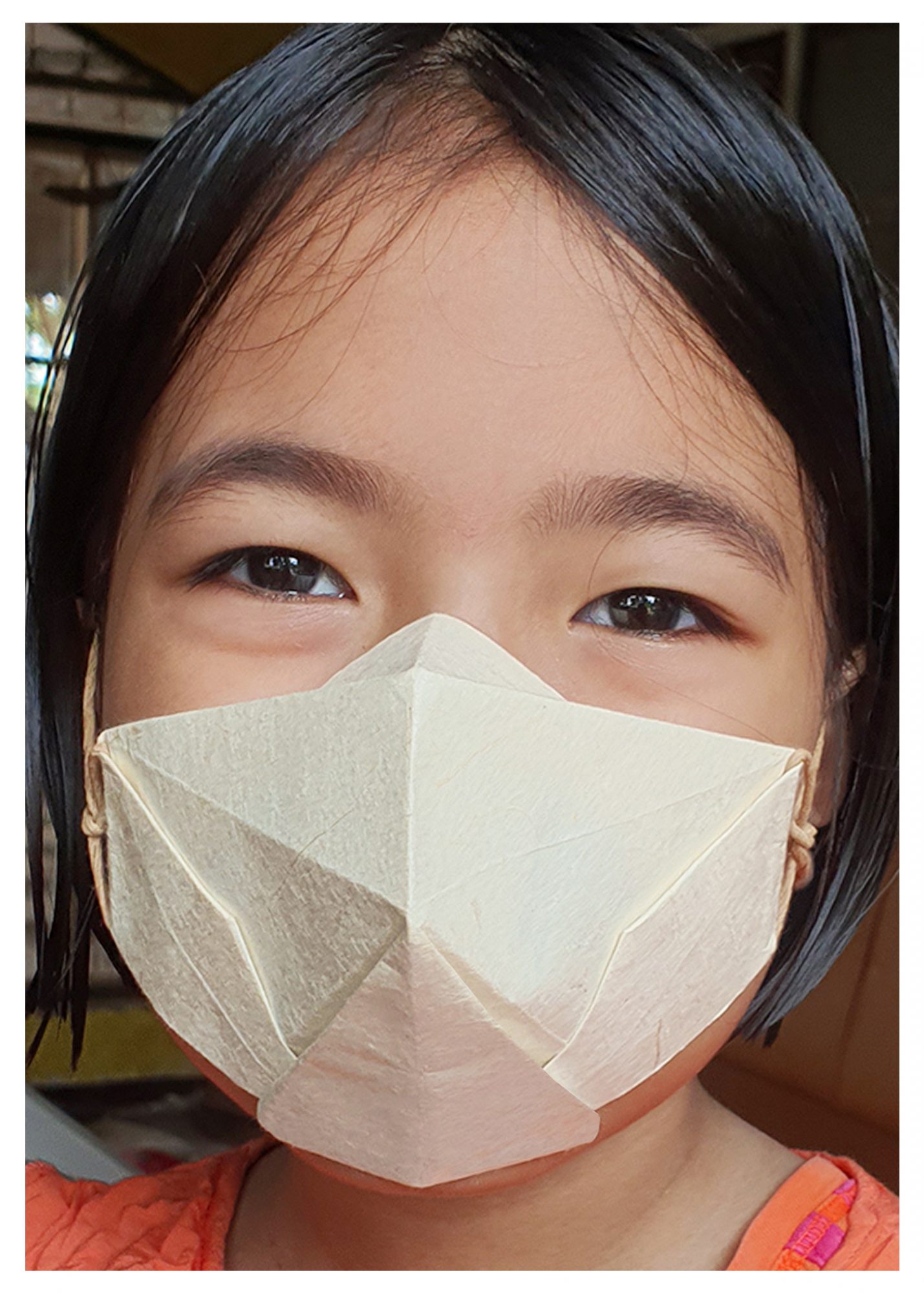 (SMALL 50 Pcs.) 100 Biodegradable Abaca Origami Face Mask Indigenous PH