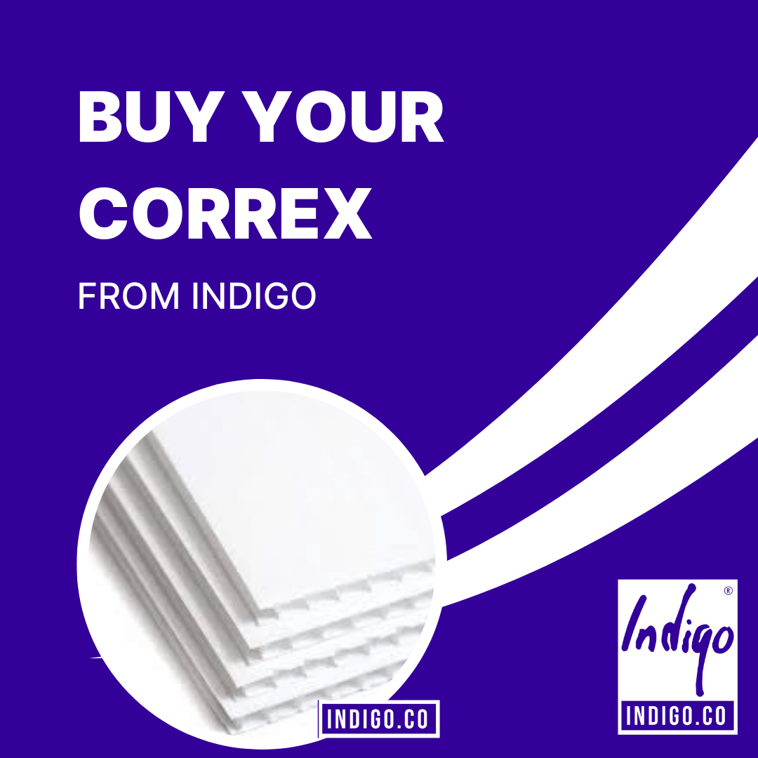 Correx Corrugated Plastic Floor Protection Indigo UK