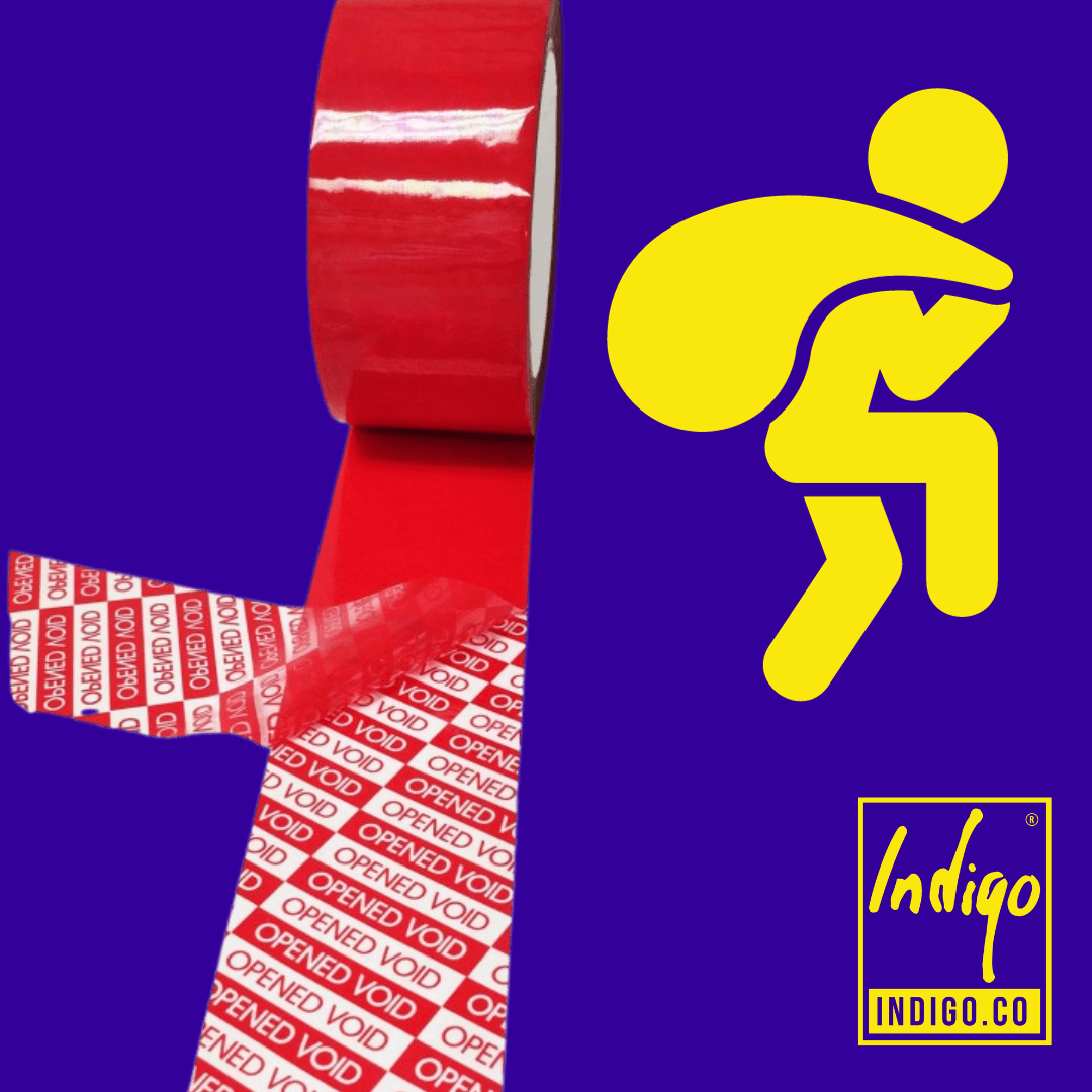 Say goodbye to thieves with our tamper evident tape Indigo UK