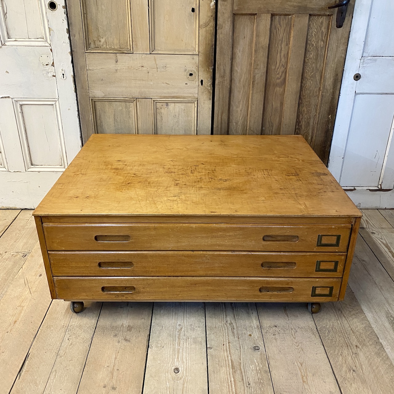 Plan Chest Coffee Table Indigo Sprout