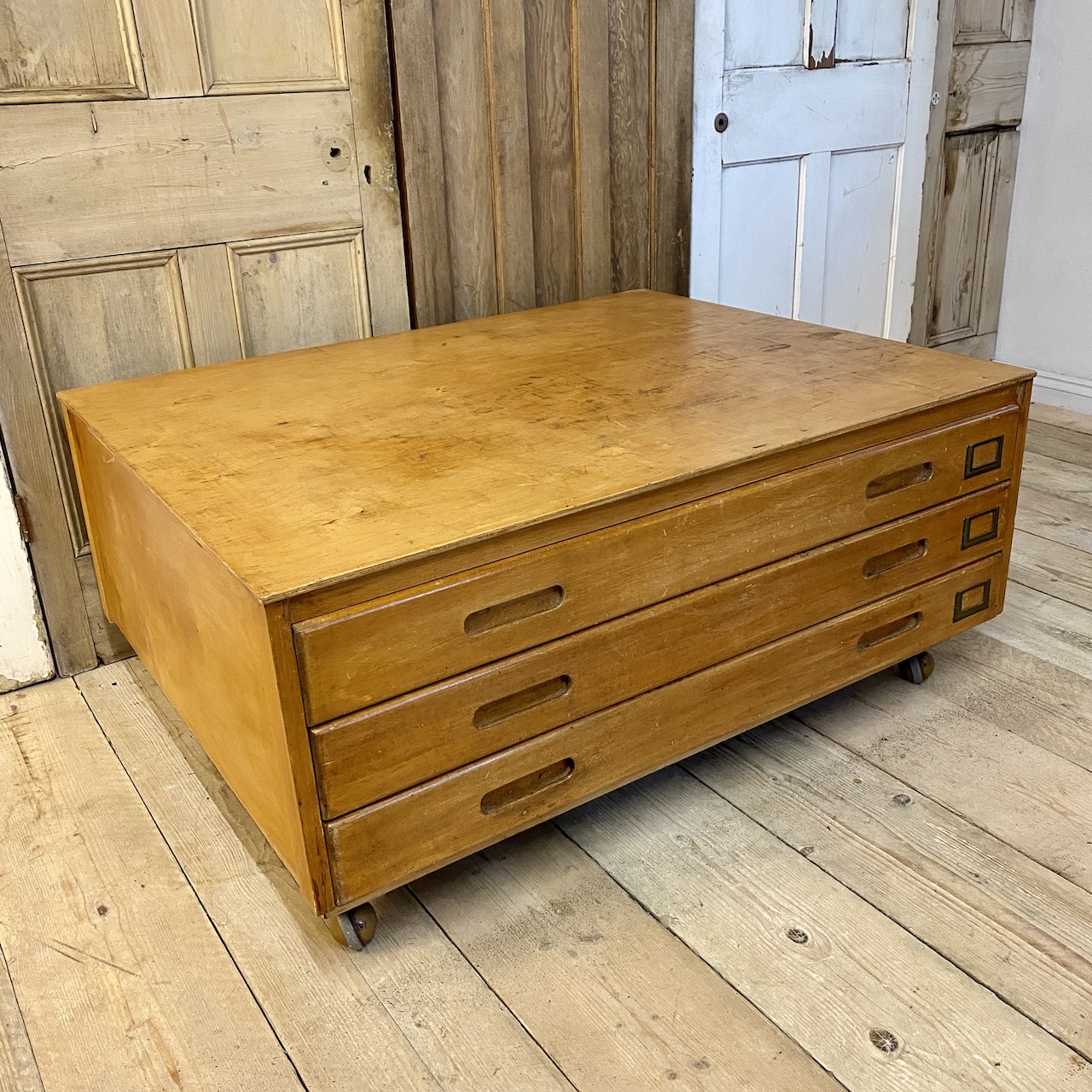 Plan Chest Coffee Table Indigo Sprout