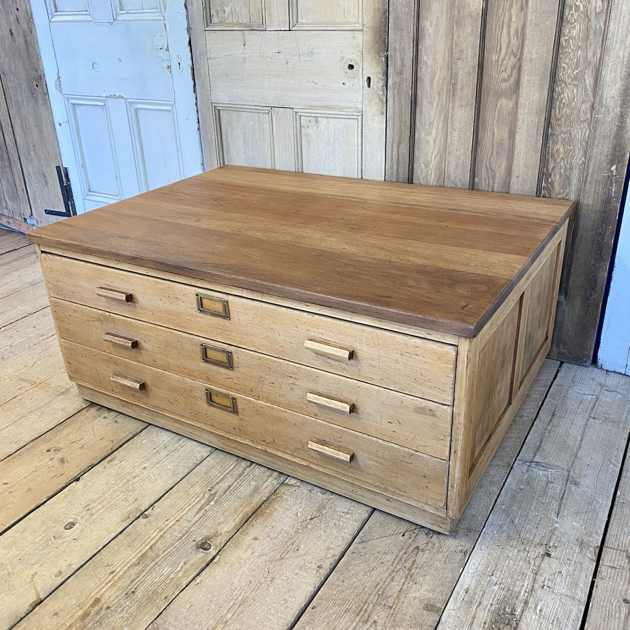Plan Chest Coffee Table Vintage Plan Chests Indigo Sprout