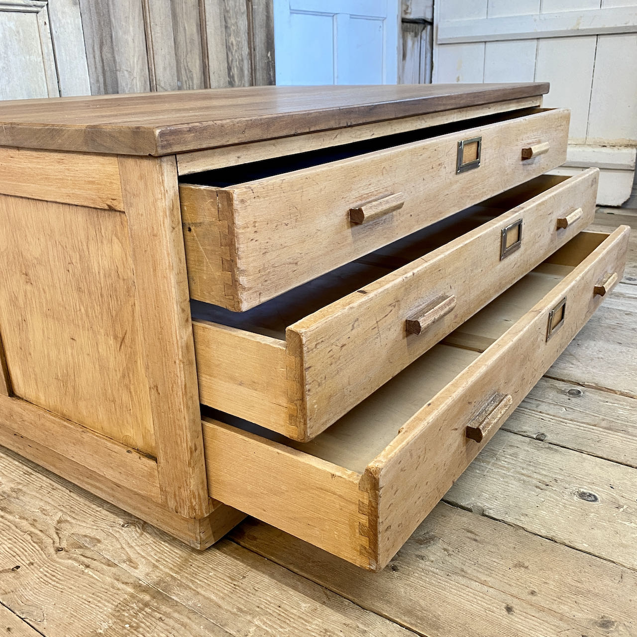 Plan Chest Coffee Table Vintage Plan Chests Indigo Sprout