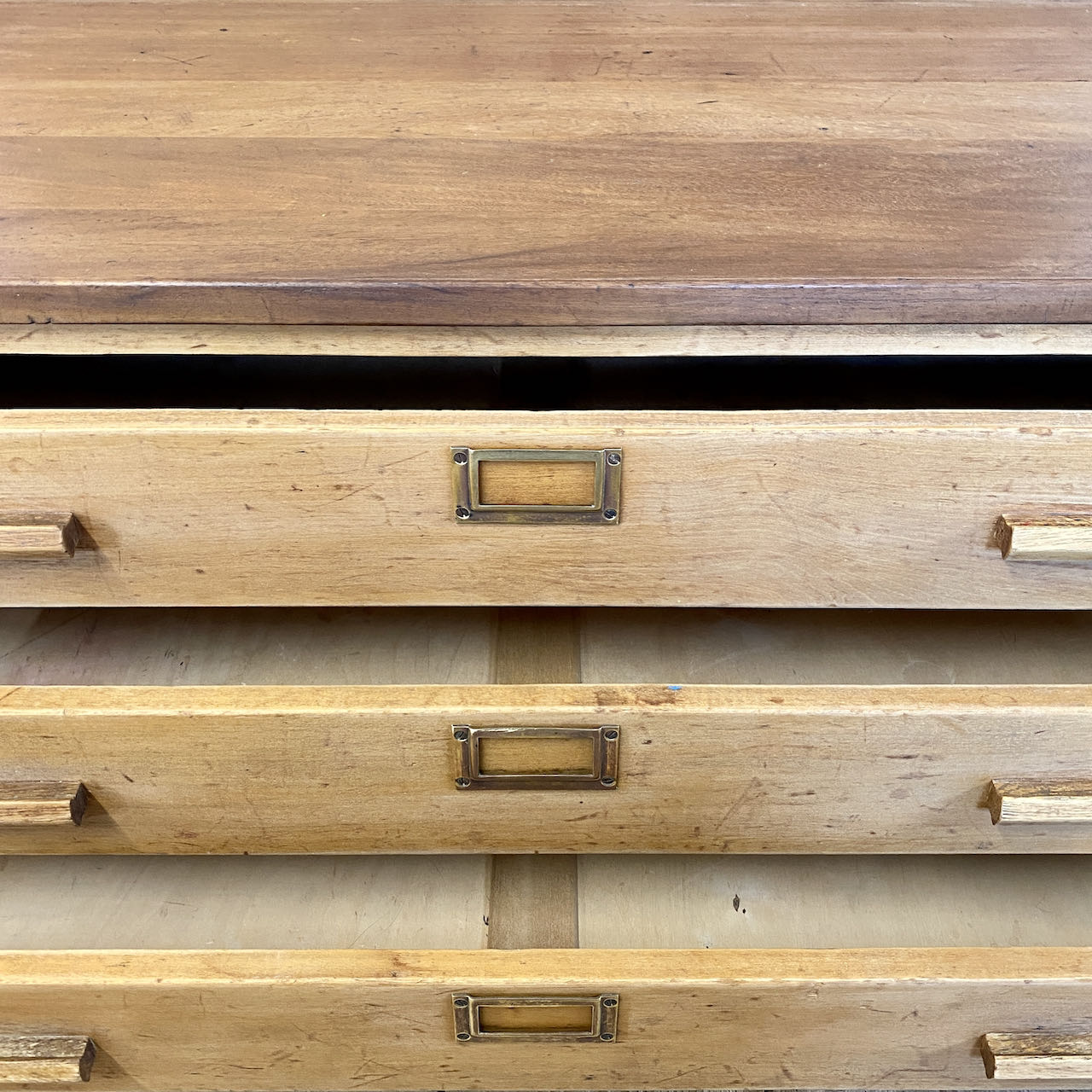 Plan Chest Coffee Table Vintage Plan Chests Indigo Sprout