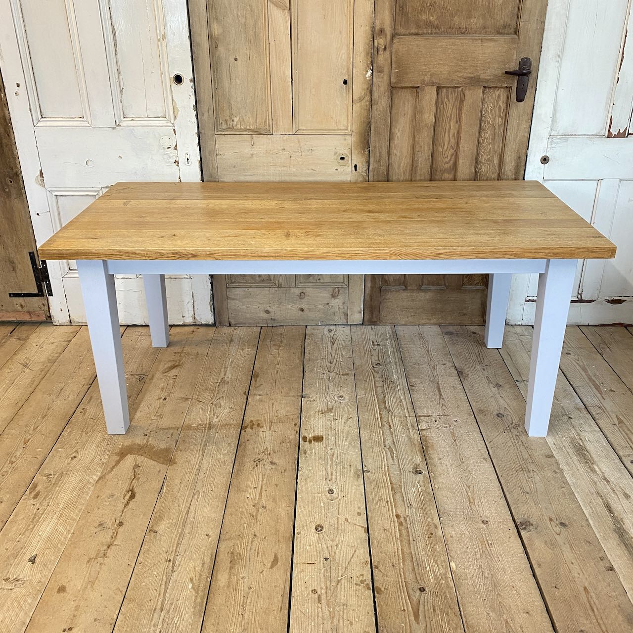 Solid Oak Dining Table Dining Tables and Chairs Indigo Sprout