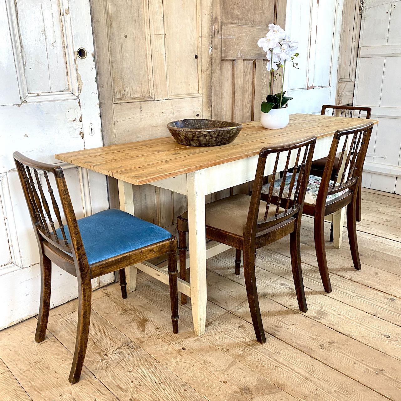 6 Seater Dining Table Vintage Dining Tables Indigo Sprout