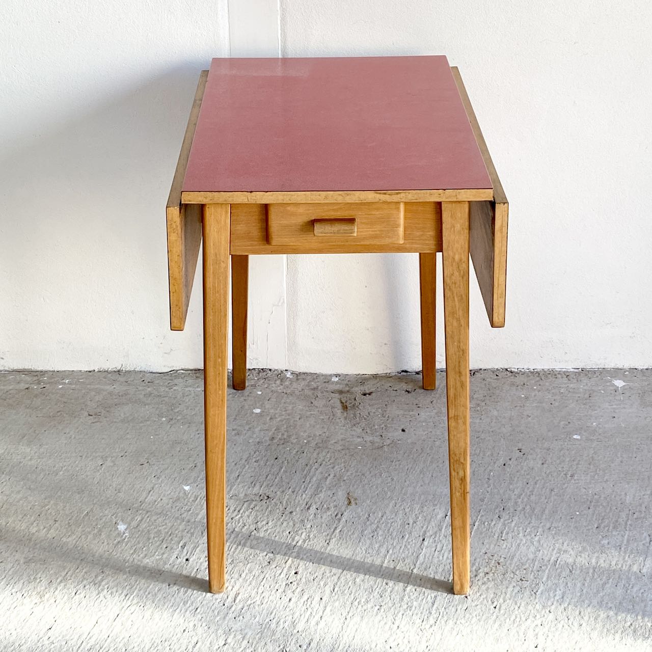 Vintage Drop Leaf Table Mid Century Furniture Indigo Sprout