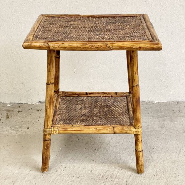 Bamboo Side Table Bamboo Tables Indigo Sprout