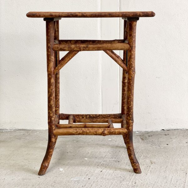 Vintage Bamboo Side Table Vintage Bamboo Indigo Sprout