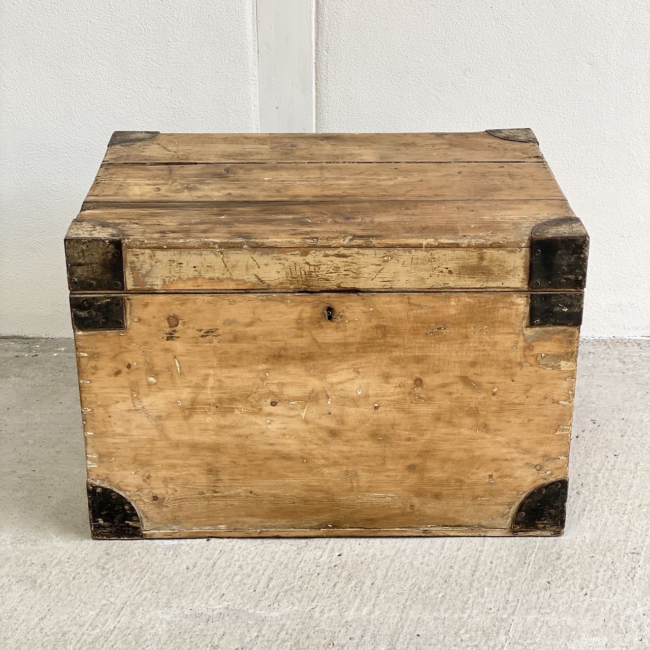 Vintage Wooden Chest Chests and Boxes Indigo Sprout