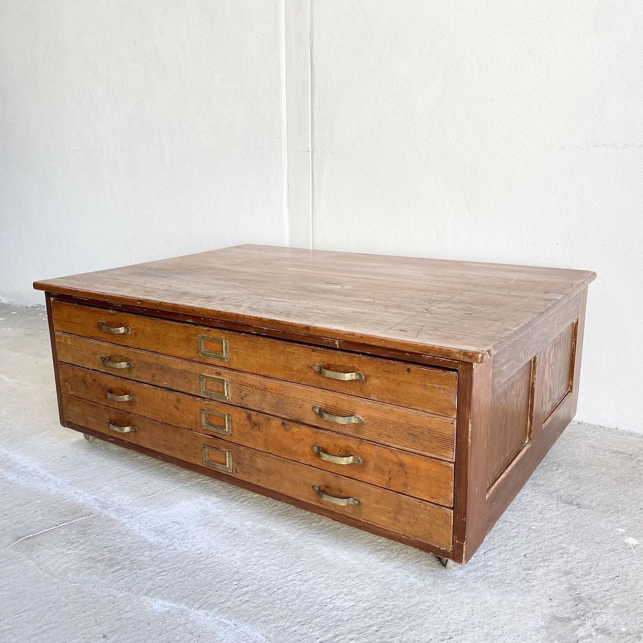 Plan Chest Coffee Table Indigo Sprout