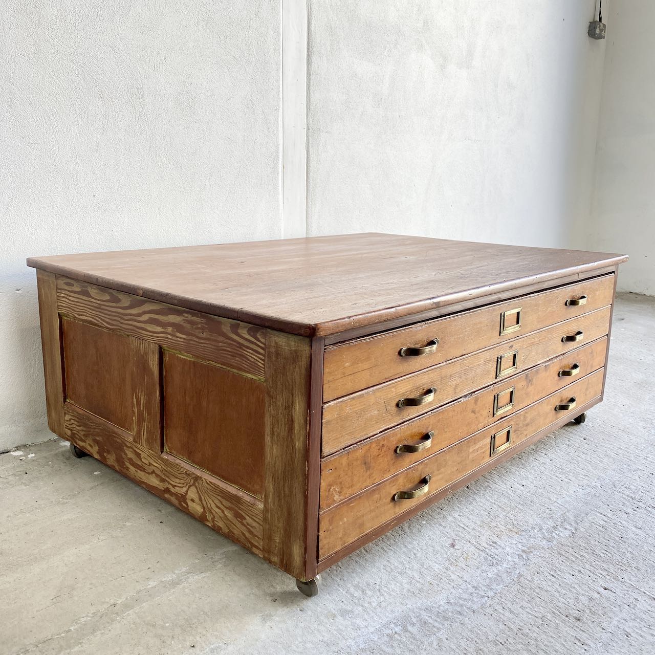 Plan Chest Coffee Table Indigo Sprout