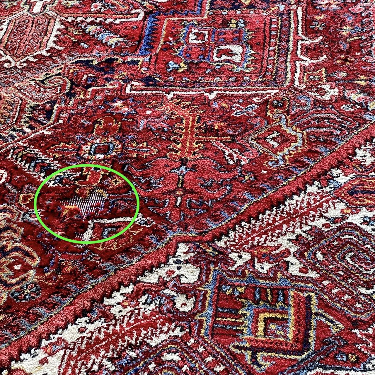 Large Vintage Rug Middle Eastern Rugs Indigo Sprout