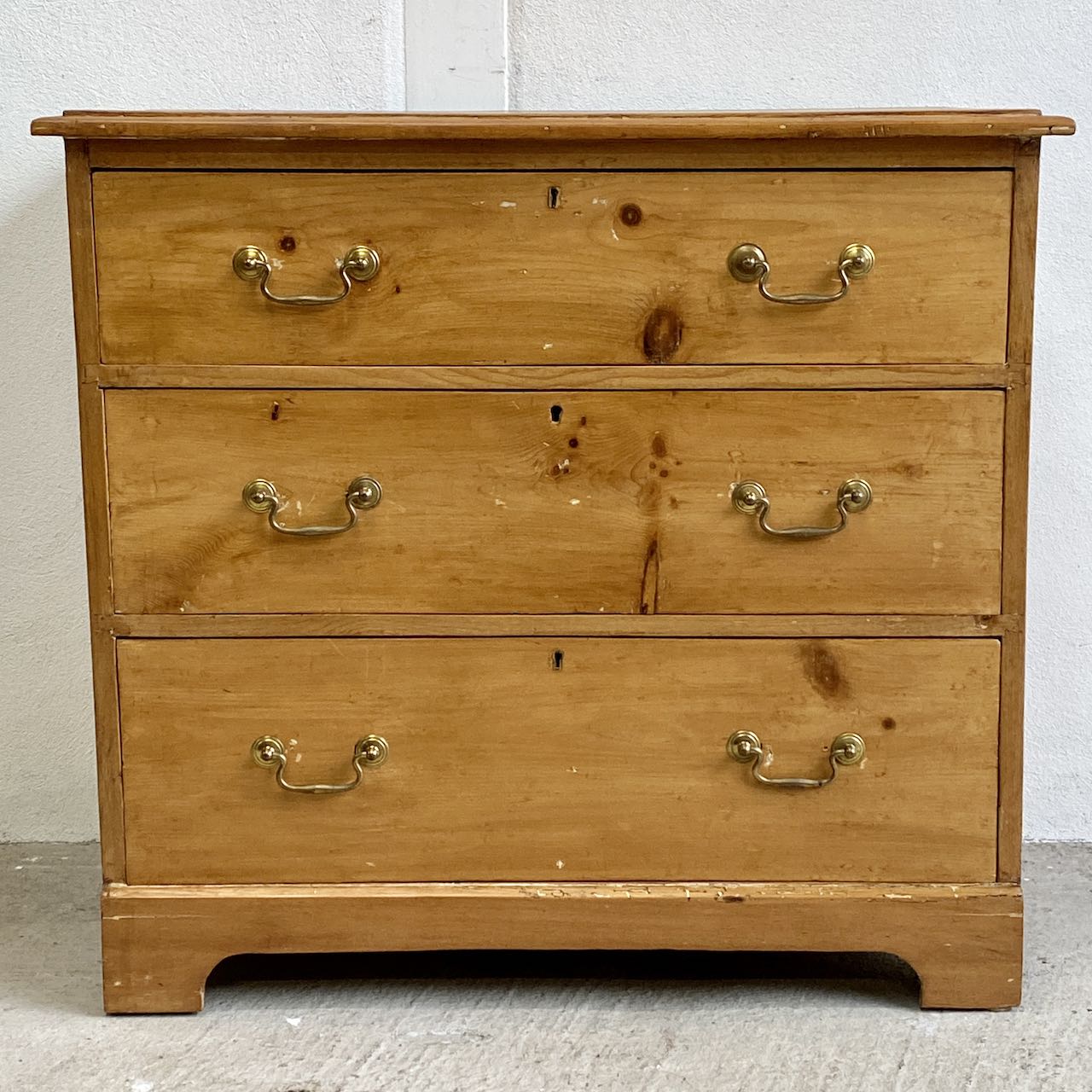 Small Pine Chest of Drawers Victorian Furniture Indigo Sprout