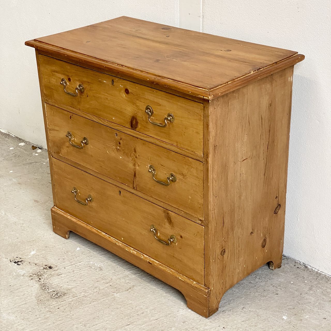 Small Pine Chest of Drawers Victorian Furniture Indigo Sprout