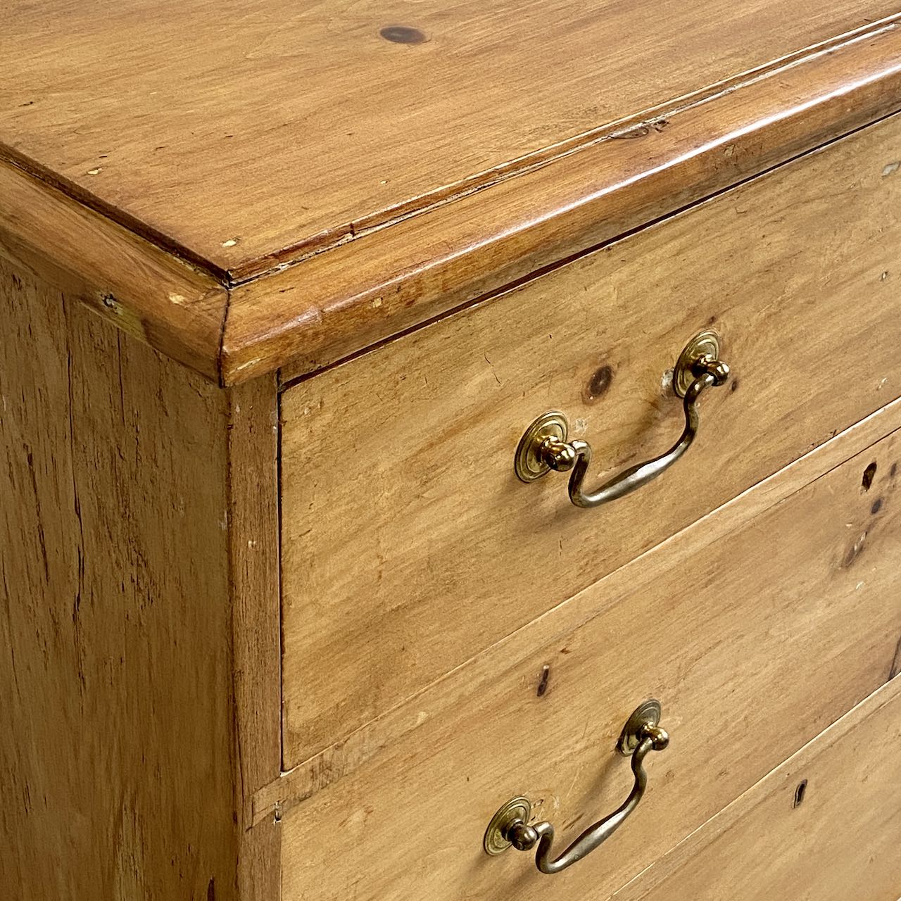 Small Pine Chest of Drawers Victorian Furniture Indigo Sprout
