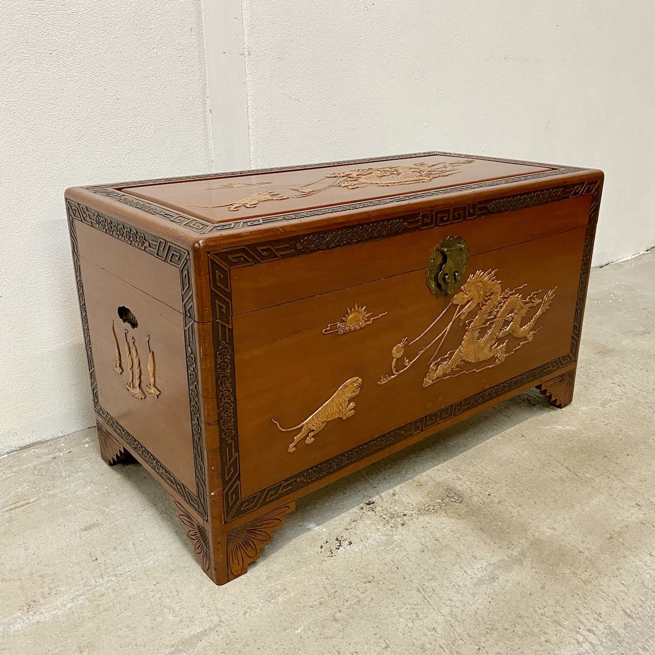 Chinese Blanket Chest Oriental Antiques Indigo Sprout