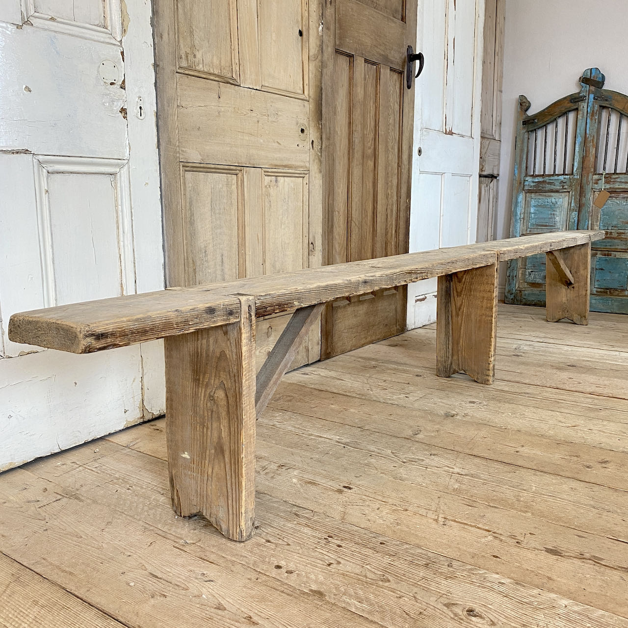 Really Long Bench Beautiful Rustic Furniture Indigo Sprout